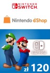 Nintendo 120 zł Karta podarunkowa, Switch