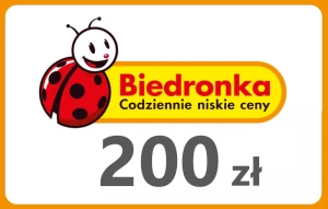 Biedronka 200 zł - Karta podarunkowa