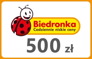 Biedronka 500 zł - Karta podarunkowa