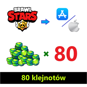 Brawl Stars 80 klejnotów - wersja Apple